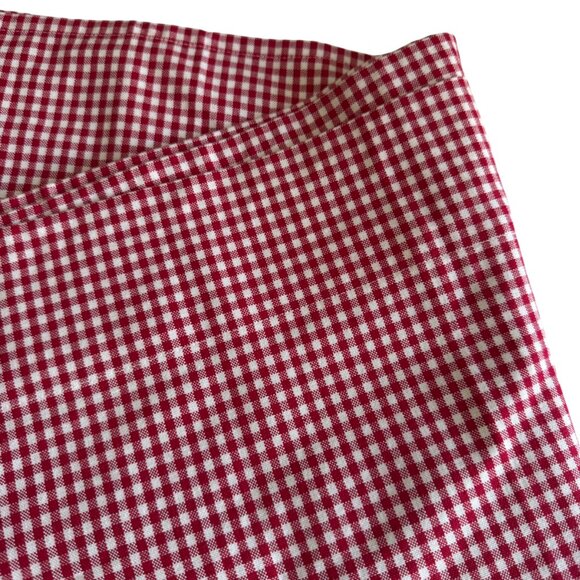 Pottery Barn Kids Gingham Panels 2 Checked Valances/Cafe Curtains Cotton Classic - Picture 12 of 16